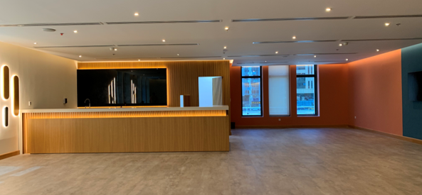 Completed government interior fit-out with bespoke joinery, Abu Dhabi